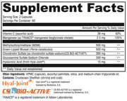 Joint Relief Supplement Facts