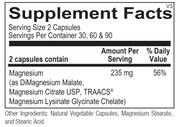 Magnesium Supplement Facts