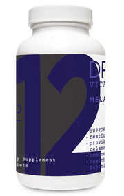 Melatonin vitamin bottle