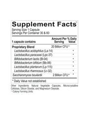 Multi Probiotic Supplement Facts
